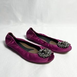 Marni Fuchsia Ballet Flats
